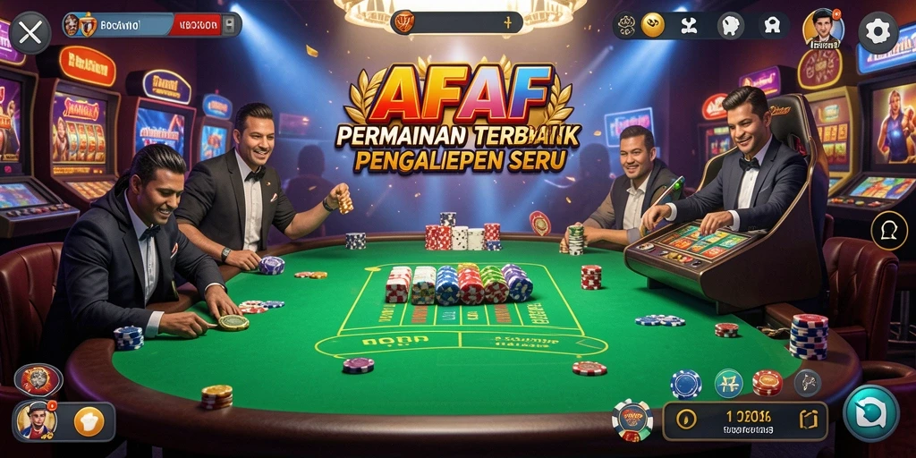 Tampilan screenshot AFAF menampilkan gameplay seru dan fitur menarik dari permainan Kasino.