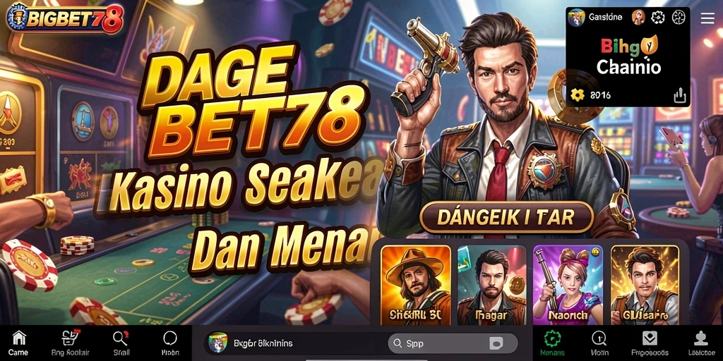 Tampilan gameplay Kasino menarik di BIGBET78.