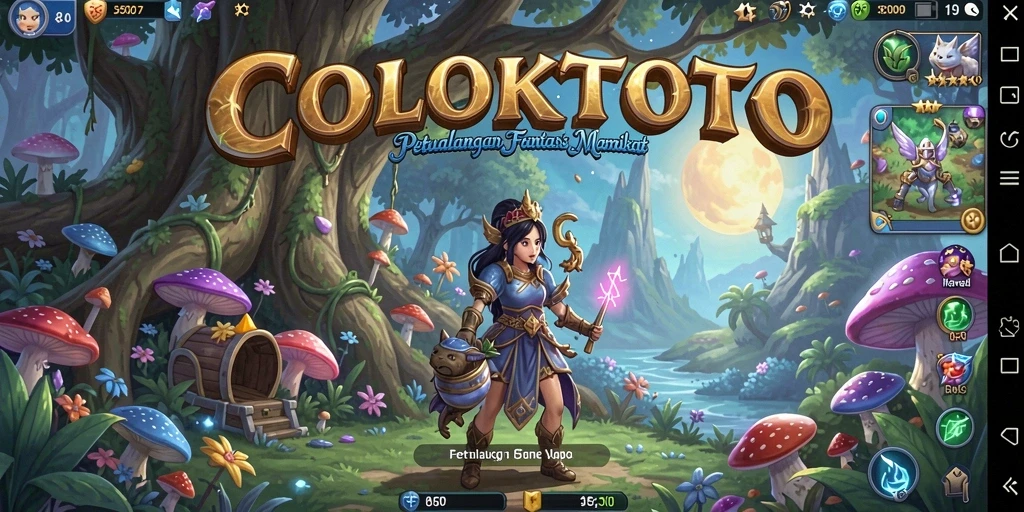 Tampilan gameplay <strong>COLOKTOTO</strong> yang penuh aksi dan strategi RPG.