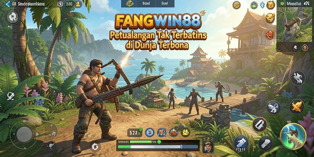 Gameplay menakjubkan dari FANGWIN88 dalam dunia terbuka.