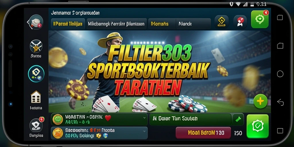 Tampilan gameplay FILTER303 dengan fitur taruhan langsung yang interaktif.