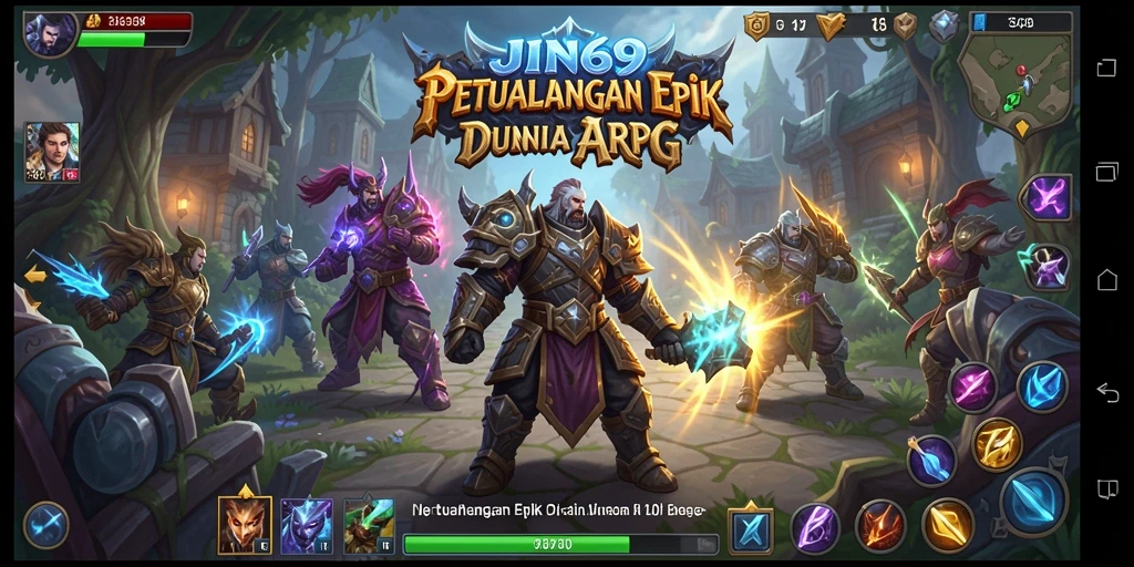 Gameplay JIN69 menampilkan aksi pertarungan yang seru dan grafis yang memukau.