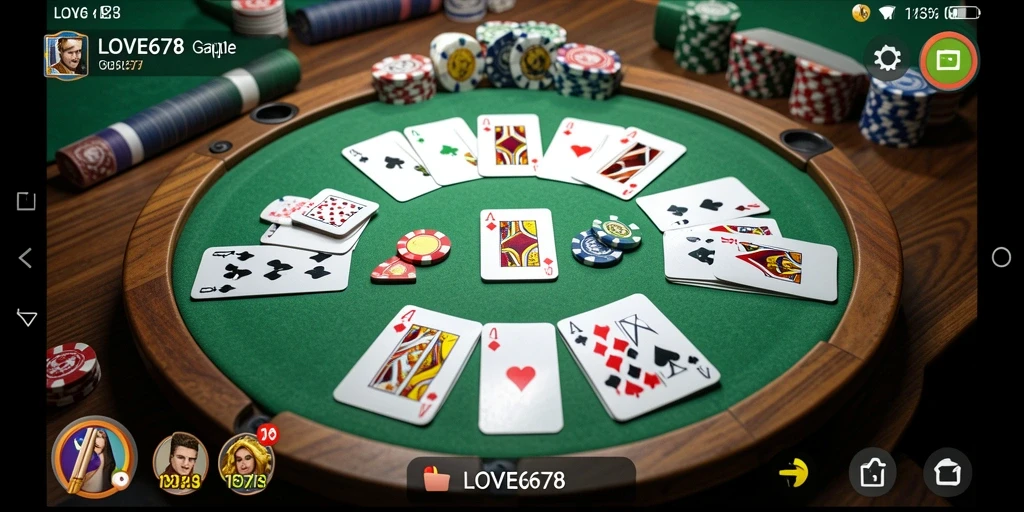 Screenshot gameplay gaple yang seru dan interaktif.