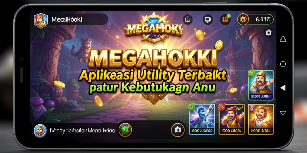 Tampilan antarmuka MEGAHOKI yang modern dan user-friendly.