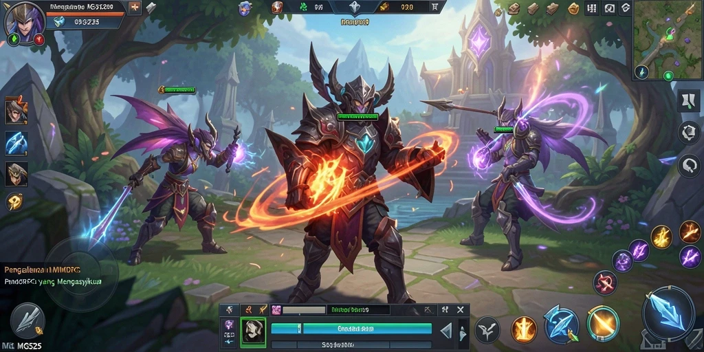 Tampilan gameplay MG525 yang mendebarkan di dunia MMORPG.