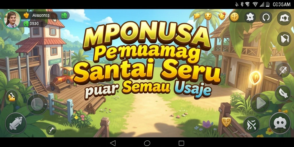 Gameplay MPONUSA yang mengasyikkan dan penuh warna.