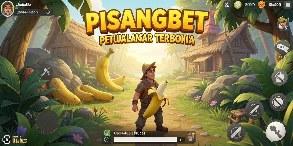 Tampilan gameplay PISANGBET yang menampilkan petualangan seru di dunia terbuka.