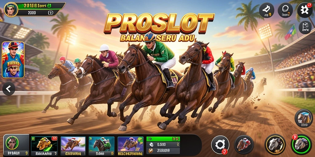 Gameplay balapan seru di PROSLOT dengan grafik memukau.