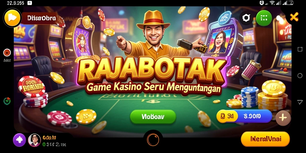 Tampilan menarik gameplay RAJABOTAK yang mengasyikkan.