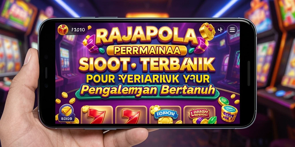 Tampilan gameplay dinamis dan menarik dari RAJAPOLA yang penuh warna.