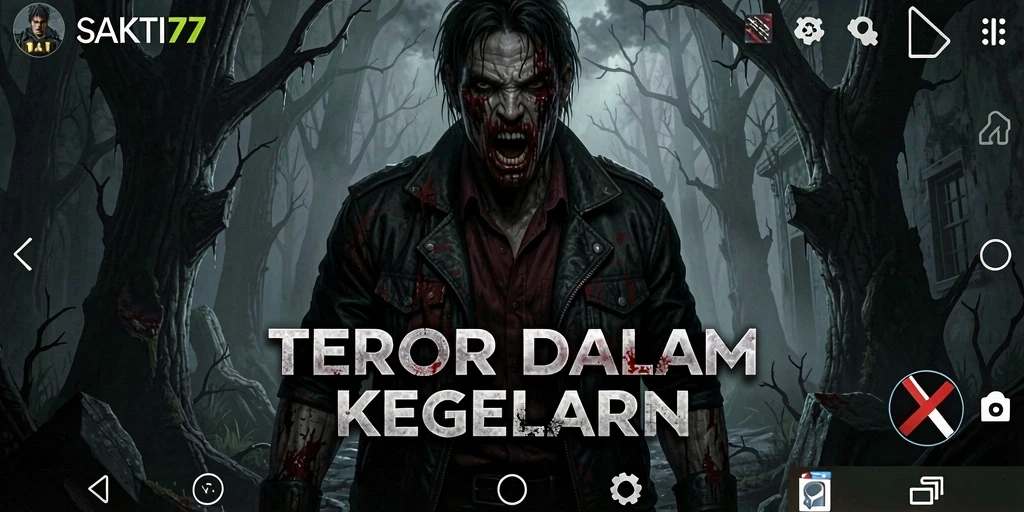 Tampilan gameplay SAKTI77 dengan suasana Horror yang menegangkan.