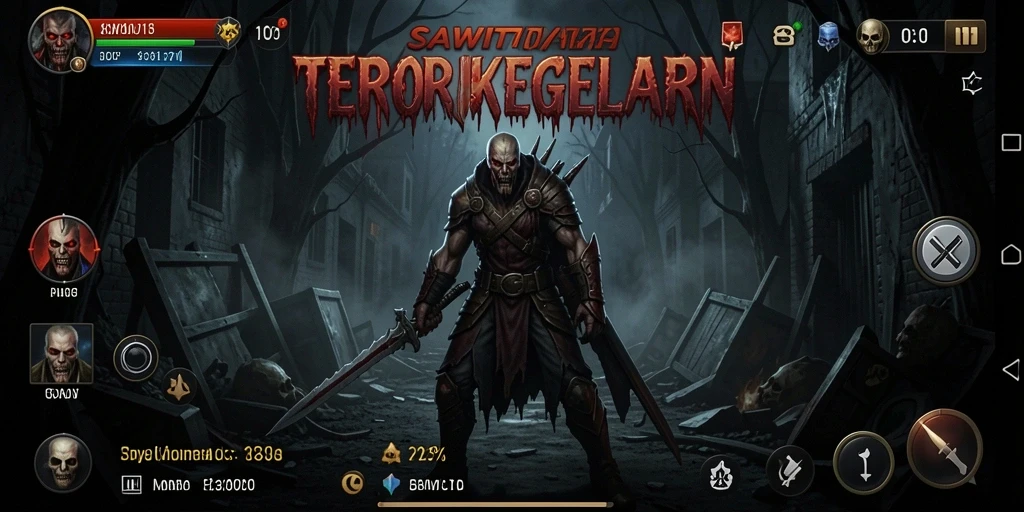 Gameplay SAWIT777 yang mencekam dalam suasana kegelapan.