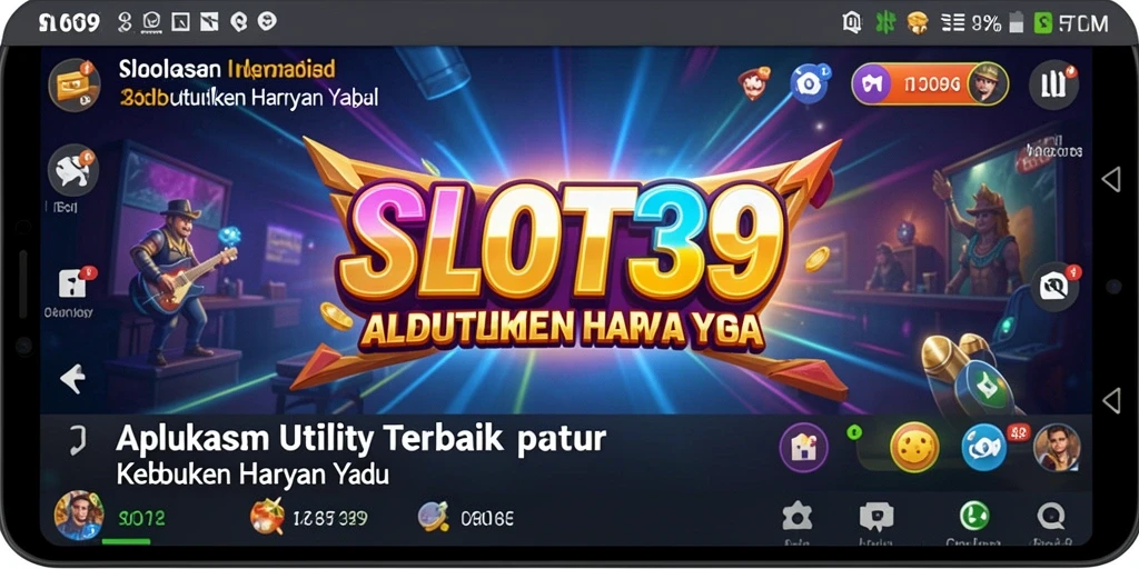 Tampilan utama SLOT39 dengan fitur utility modern dan intuitif.