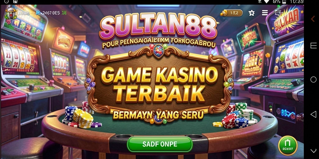 Screenshot SULTAN88 menunjukkan gameplay kasino yang menarik dan mengasyikkan.