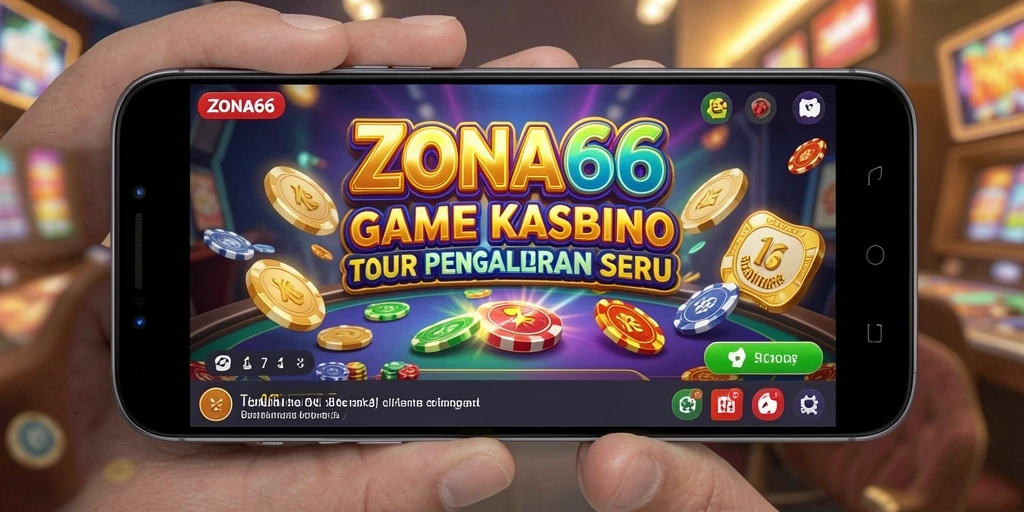 Tangkapan layar gameplay <strong>ZONA66</strong> menunjukkan suasana Kasino yang menegangkan dan penuh warna.